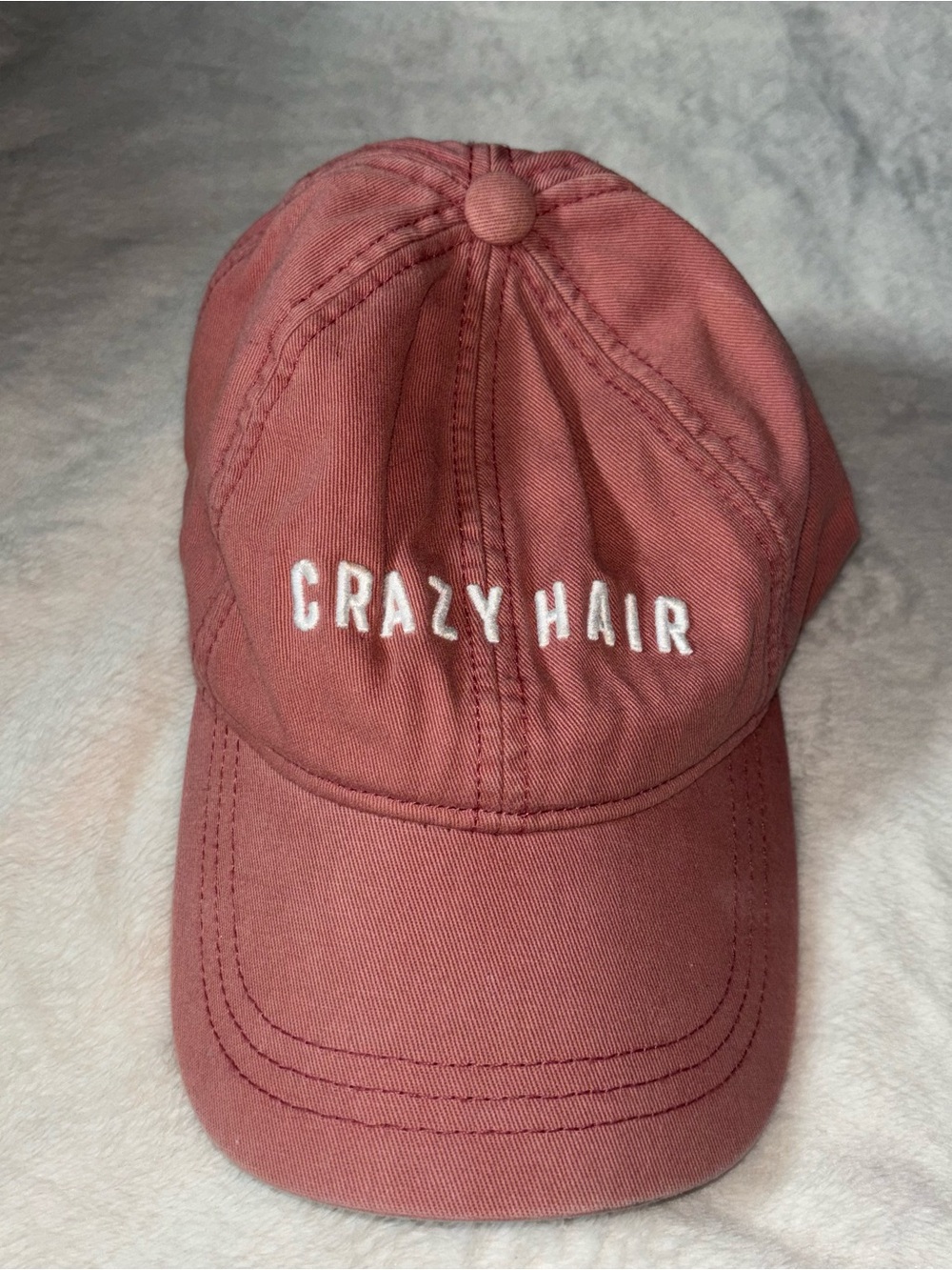 American Eagle Crazy Hair Women's Dusty Rose Baseball Cap